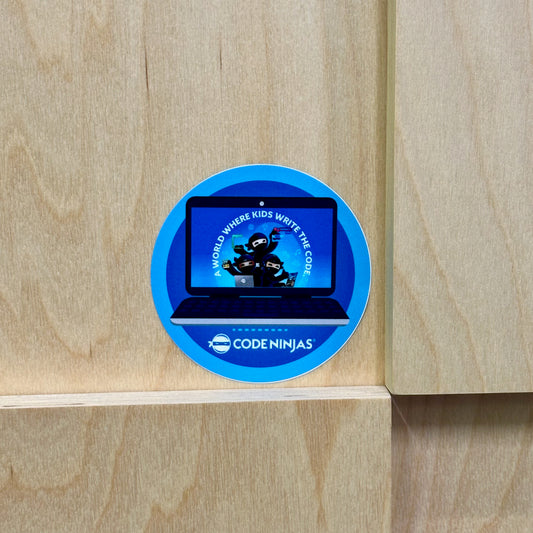 CN Motto Circle Sticker  (50 Pack)